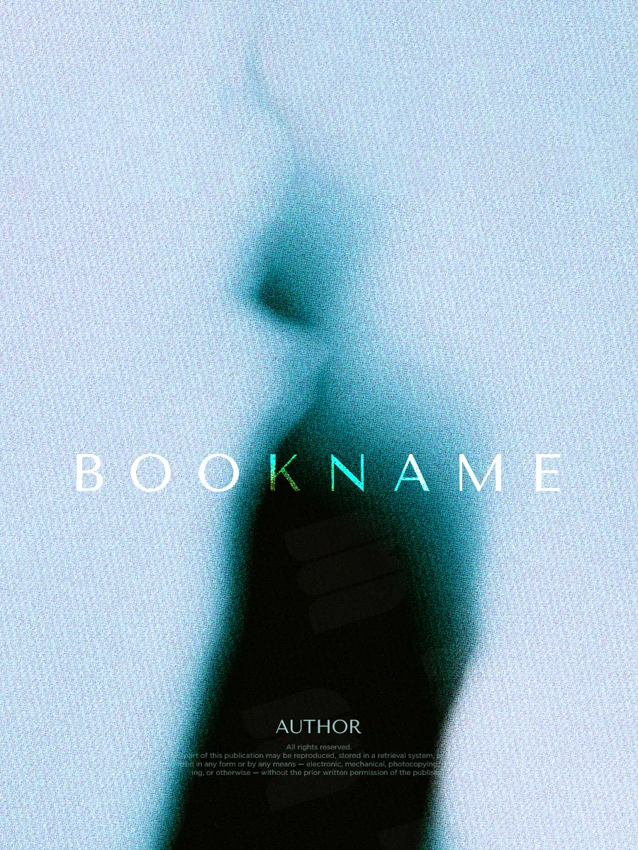 “Subtle Gestures” book cover: A barely visible silhouette emerges through soft turquoise haze.