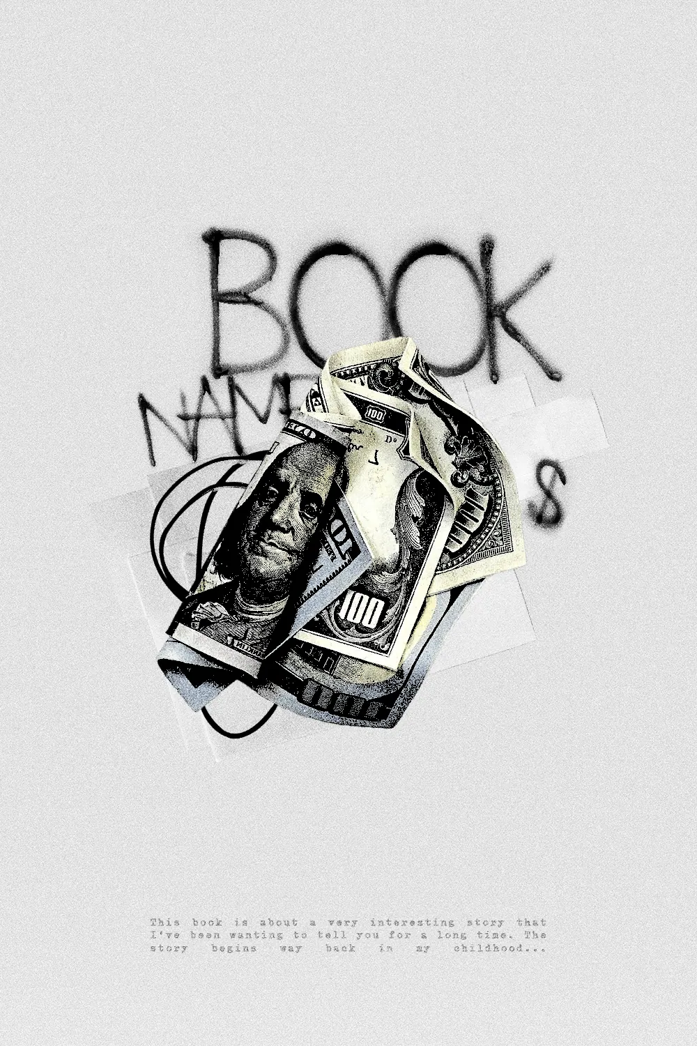 “Currency Static” book cover: A banknote is surrounded by tangled black lines on white.