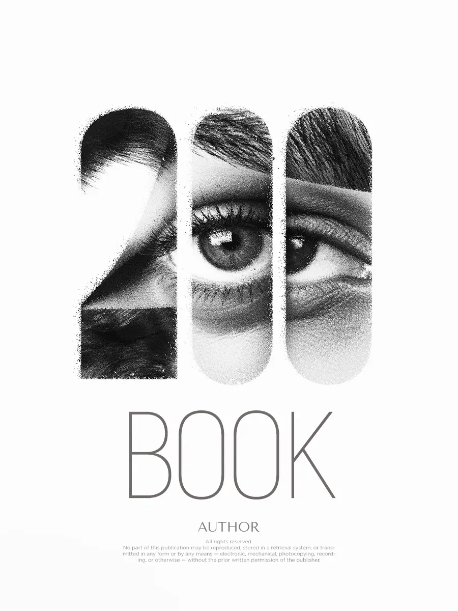 “Hidden Eyes” book cover: One eye appears between vertical white cuts in a black-and-white portrait.