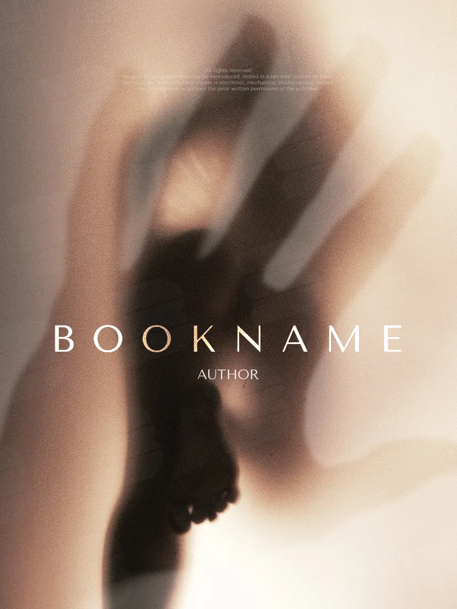 “Phantom Embrace” book cover: A moving dark figure blurs against a warm pale background.